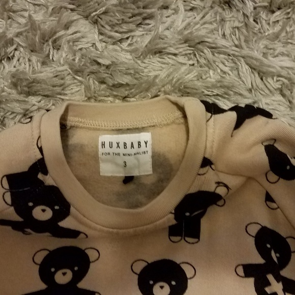 Huxbaby Soldier Bears Fleece Swestshirt - Picture 4 of 4